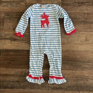 Reindeer Christmas Romper